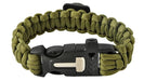 SURVIVAL Armband mit Zubehör - grün