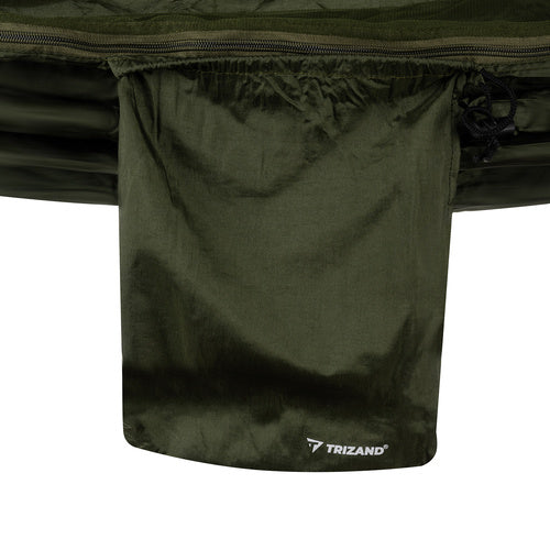 Touristenhängematte mit Plane und Moskitonetz 260x140 cm