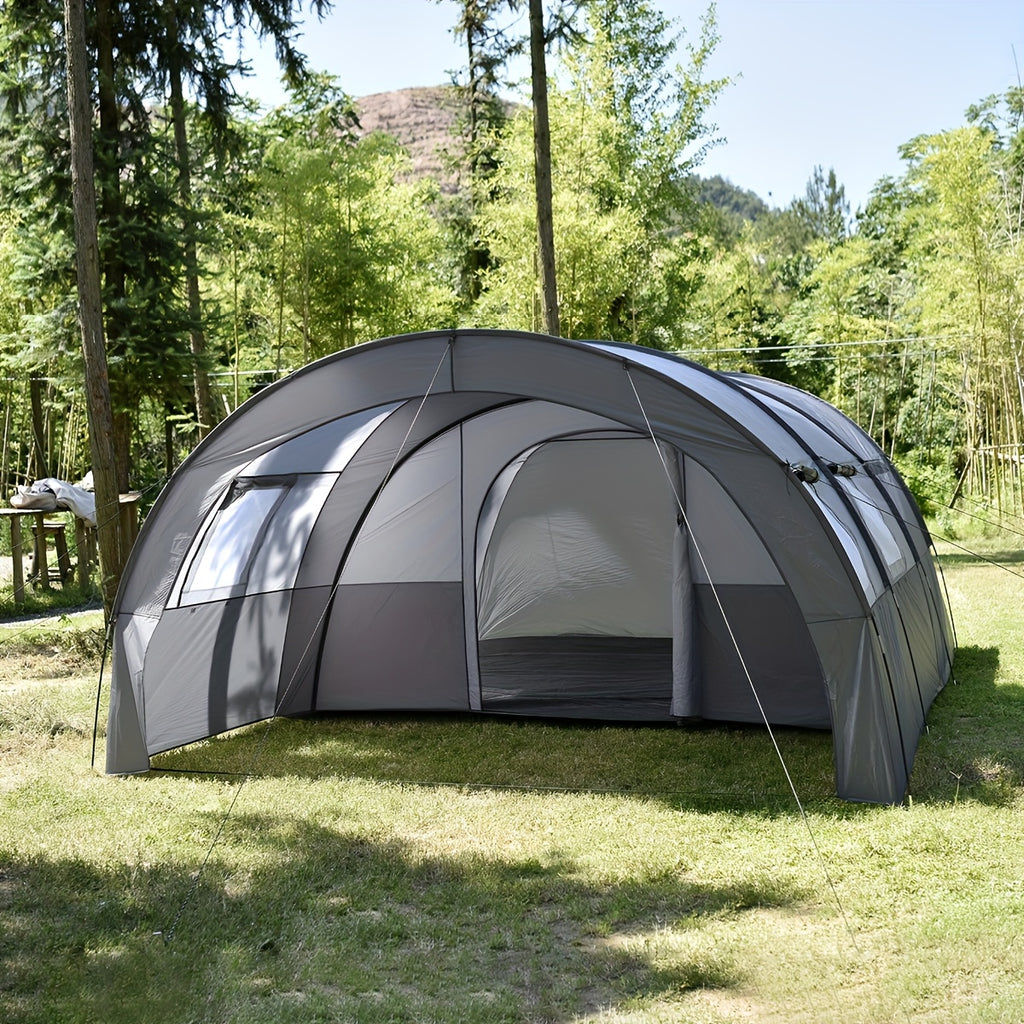 1 Stk Tunnelzelt fr OutdoorCamping gro genug fr 8 Personen entwickelt fr Familienausflge und TeamAusflge mit dicken windabweisenden und sonnenschutzenden Materialien tragbares Zelt