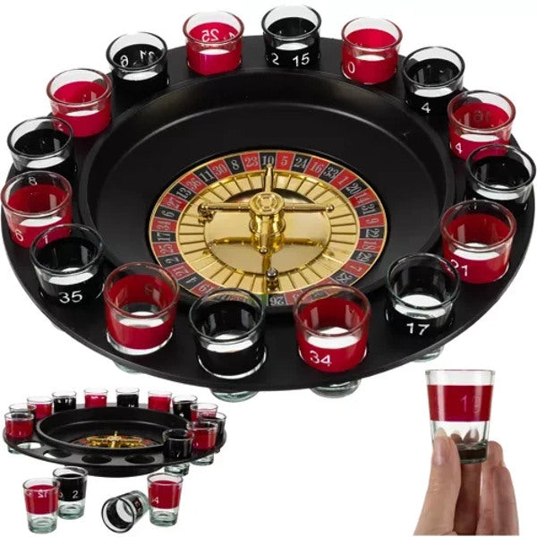 Trinkspiel Roulette - Komplettset
