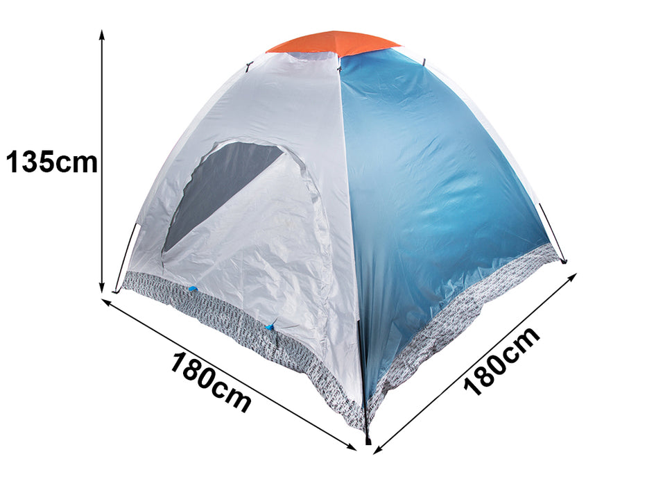 Campingzelt Lekki für 2-Personen - Mehrfarbig